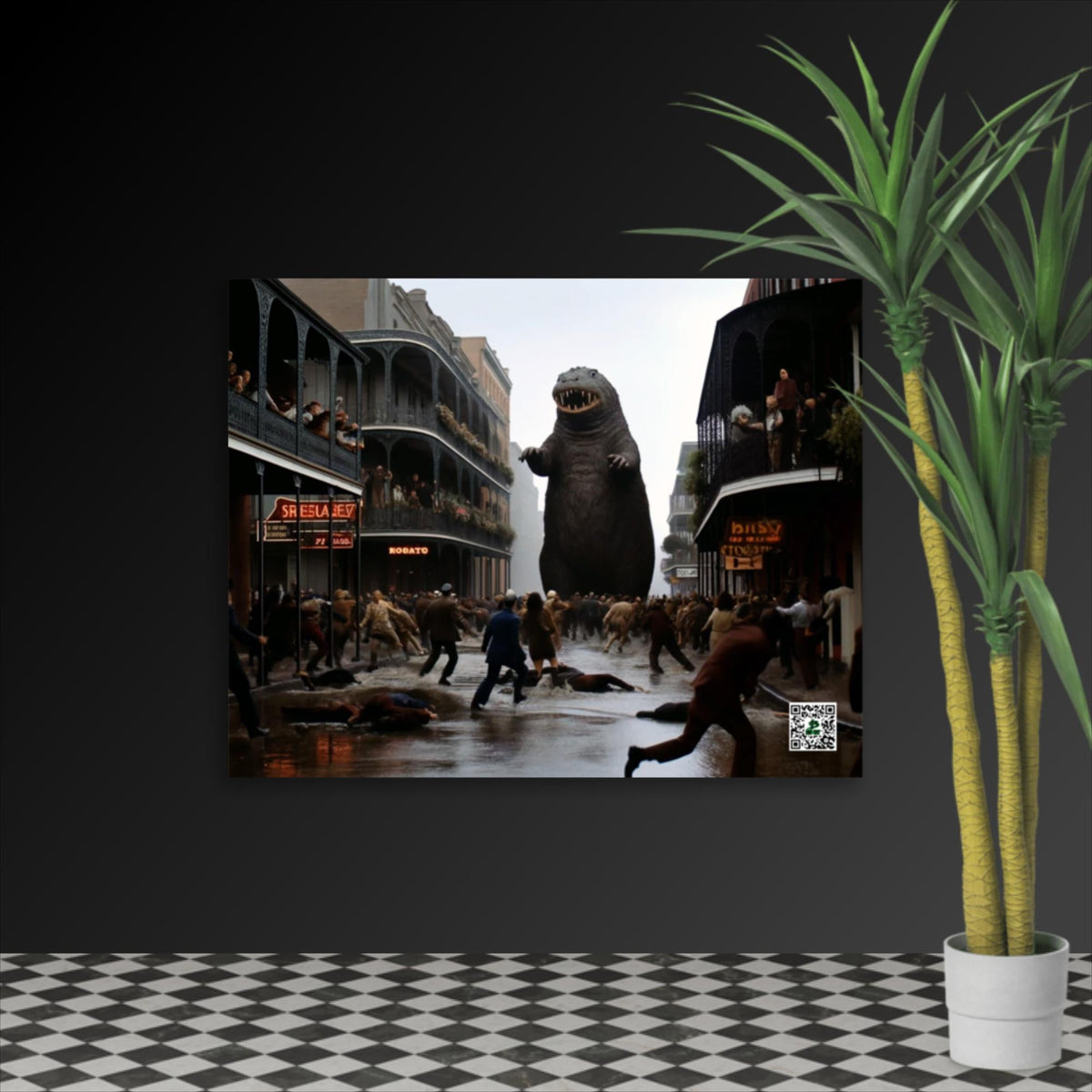 Nola's Nutria Nightmare - Photo paper poster - BBairt