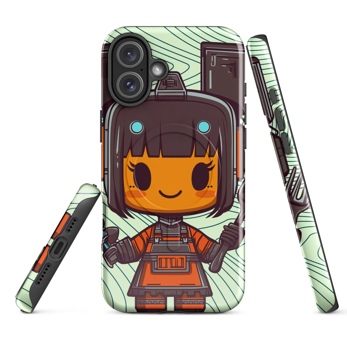 Nori the ByteChef - MagSafe Tough Case for iPhone - BBairt