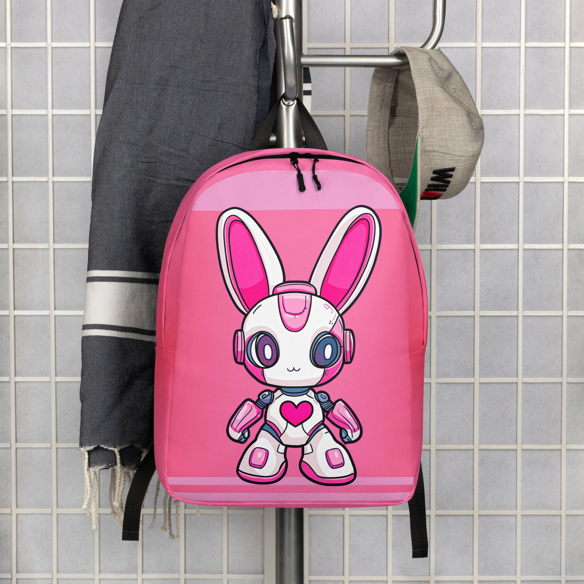 Nova the Heartbot - Minimalist Backpack - BBairt