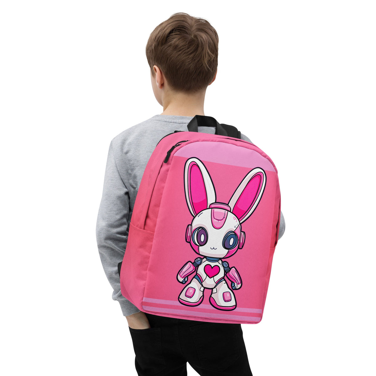 Nova the Heartbot - Minimalist Backpack - BBairt