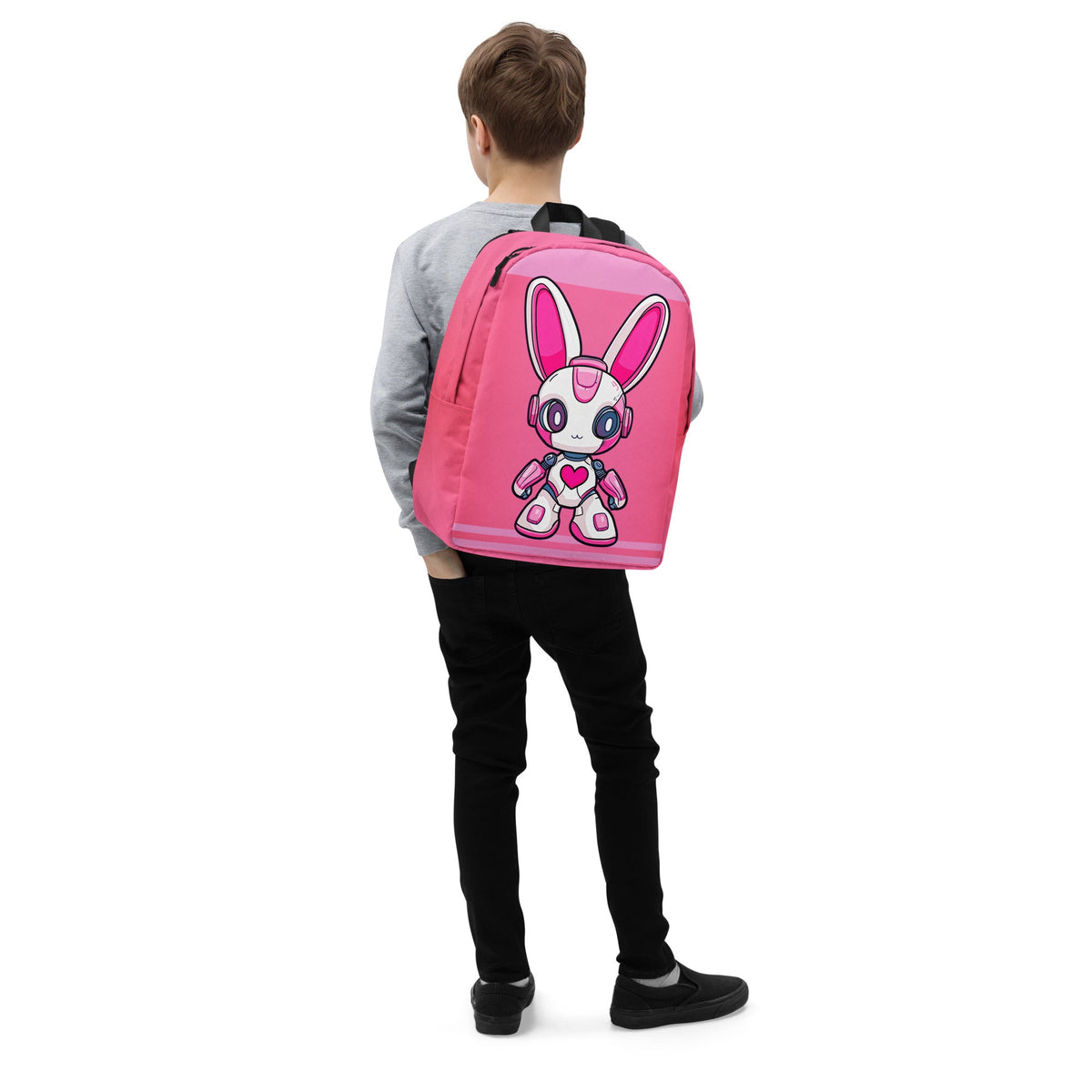 Nova the Heartbot - Minimalist Backpack - BBairt