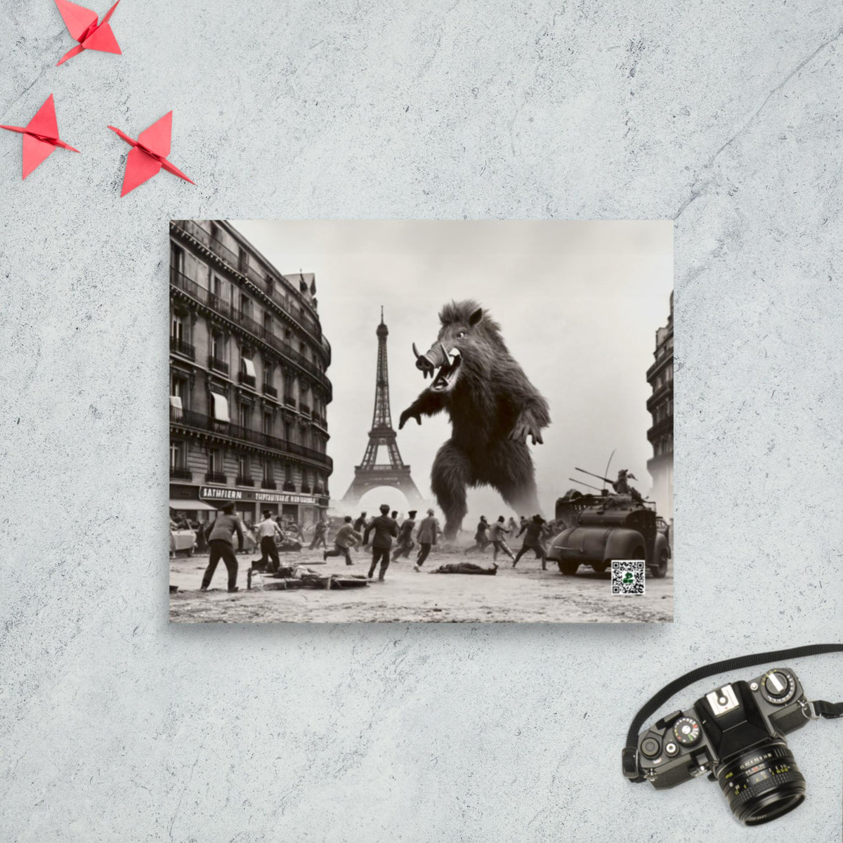 Parisian Tusk Terror Alt - Photo paper poster - BBairt