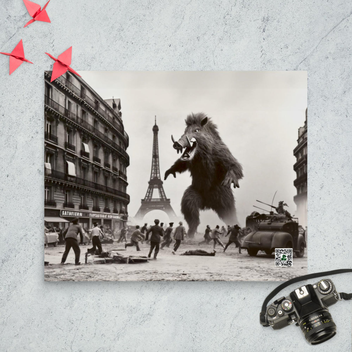 Parisian Tusk Terror Alt - Photo paper poster - BBairt