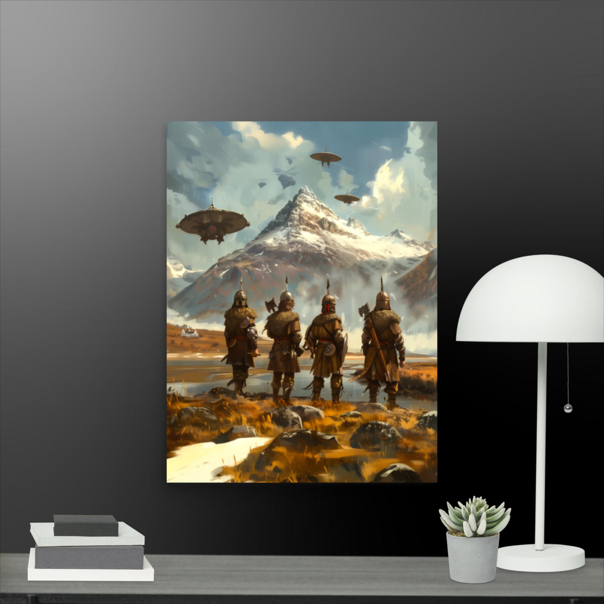 Envoys to the Mountain Monolith – Photo Paper Poster