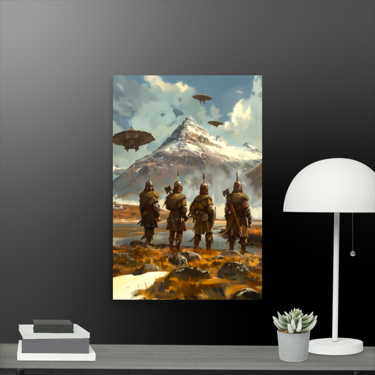 Envoys to the Mountain Monolith – Photo Paper Poster