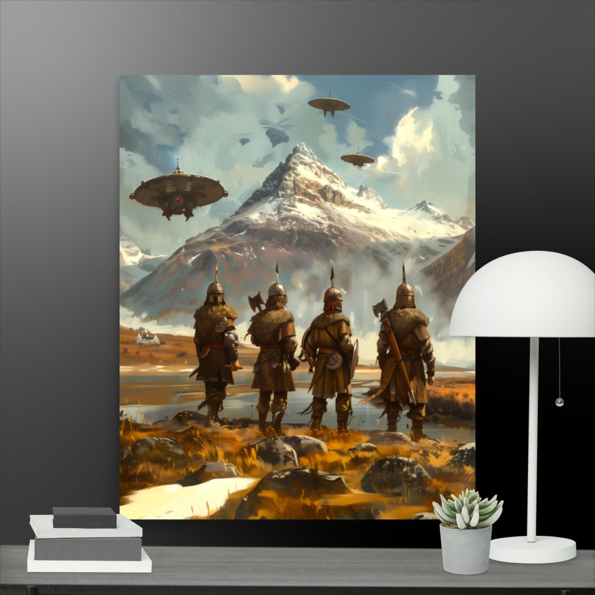 Envoys to the Mountain Monolith – Photo Paper Poster
