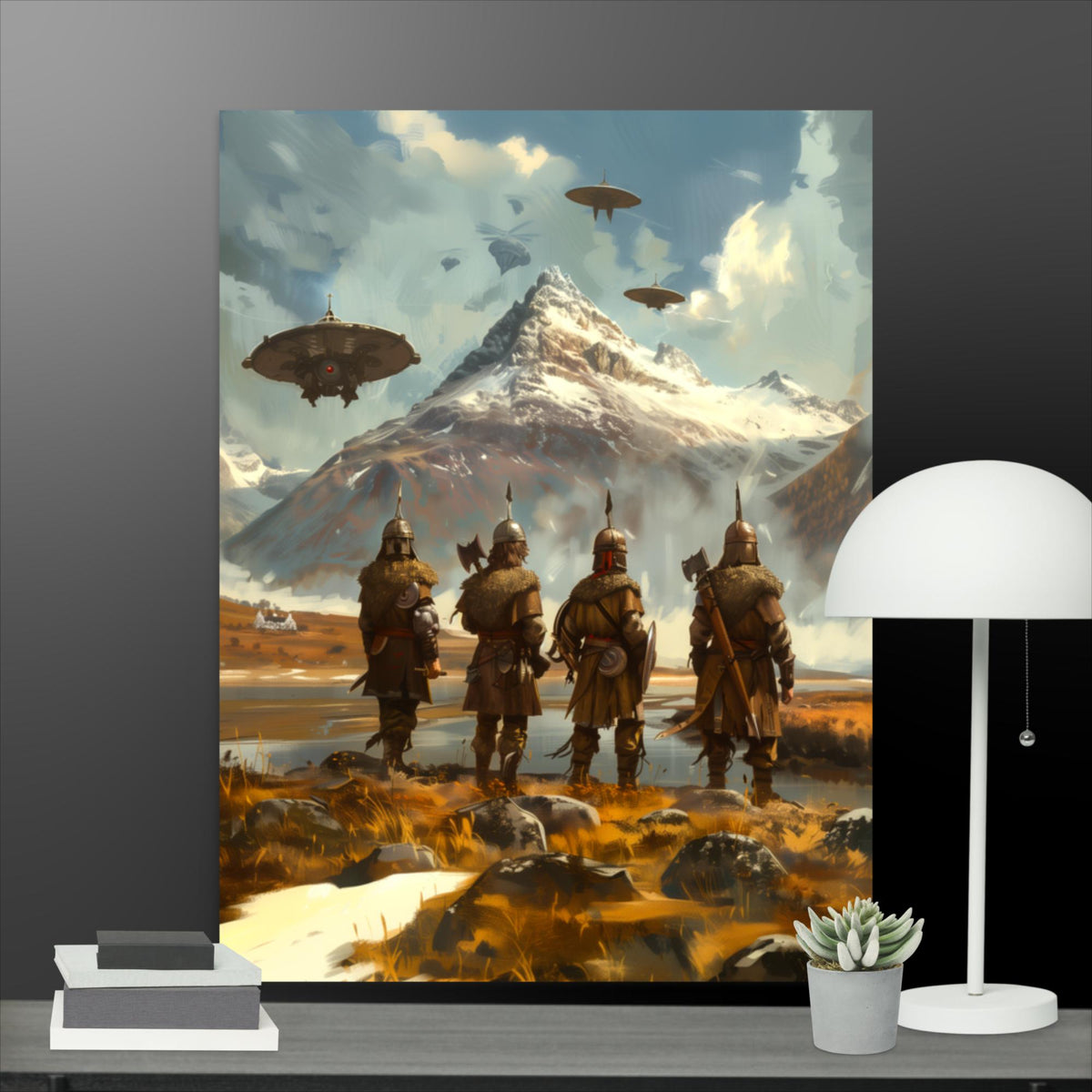 Envoys to the Mountain Monolith – Photo Paper Poster