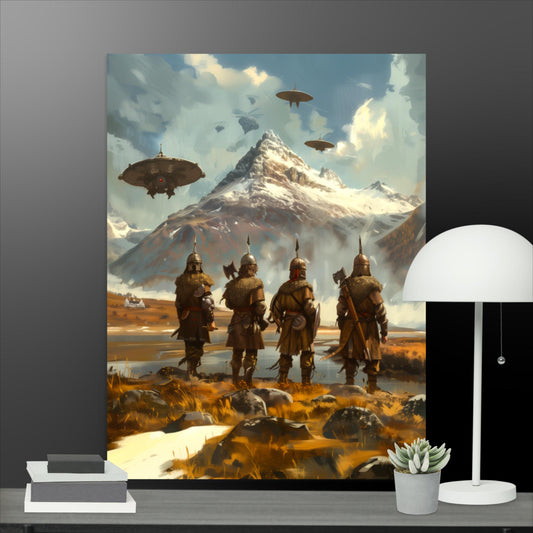 Envoys to the Mountain Monolith – Photo Paper Poster
