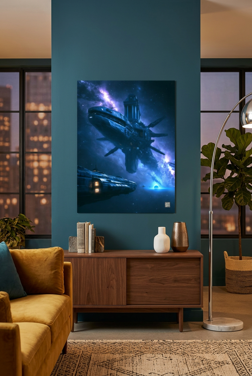 The Procession Engine – Photo Paper Poster