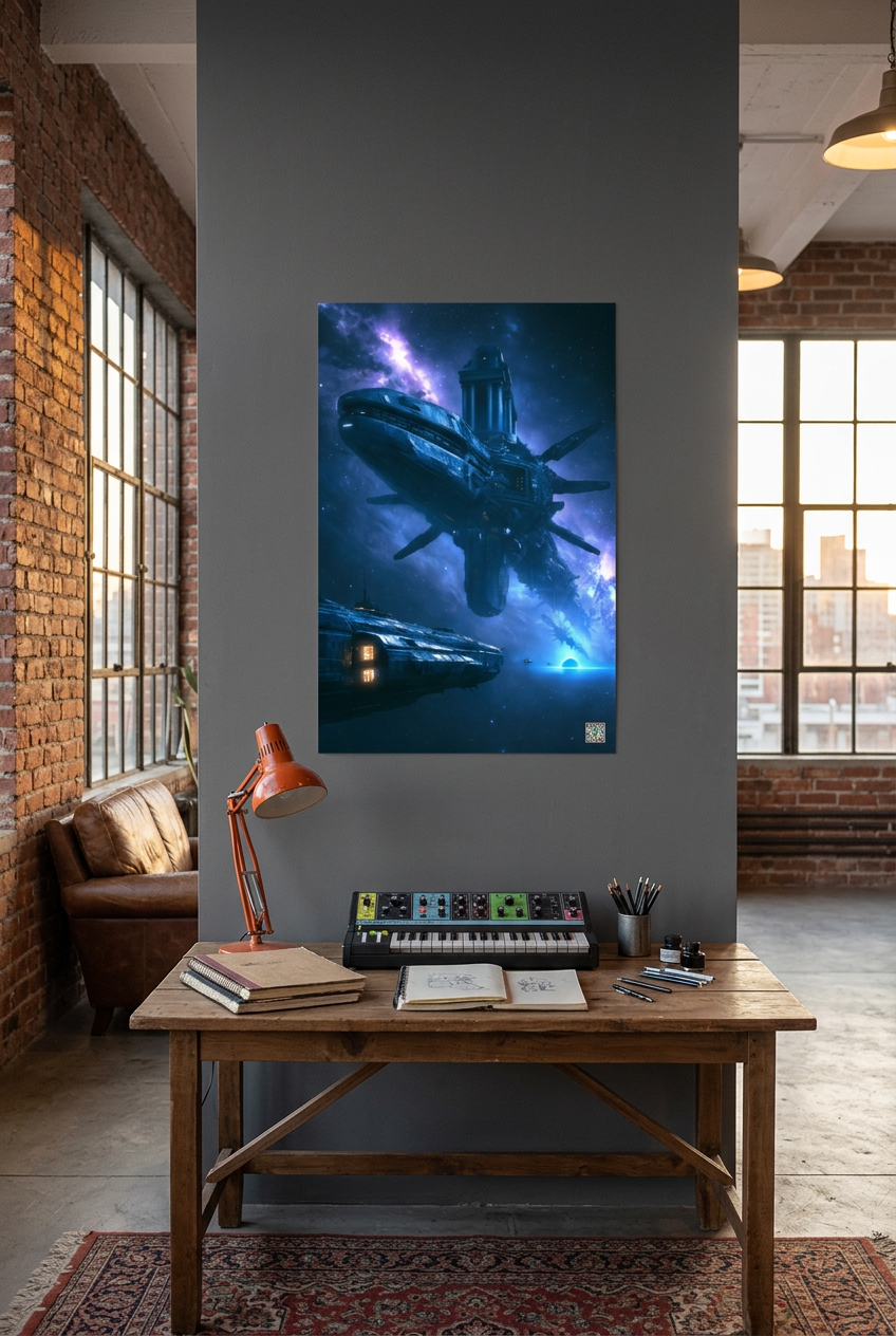 The Procession Engine – Photo Paper Poster