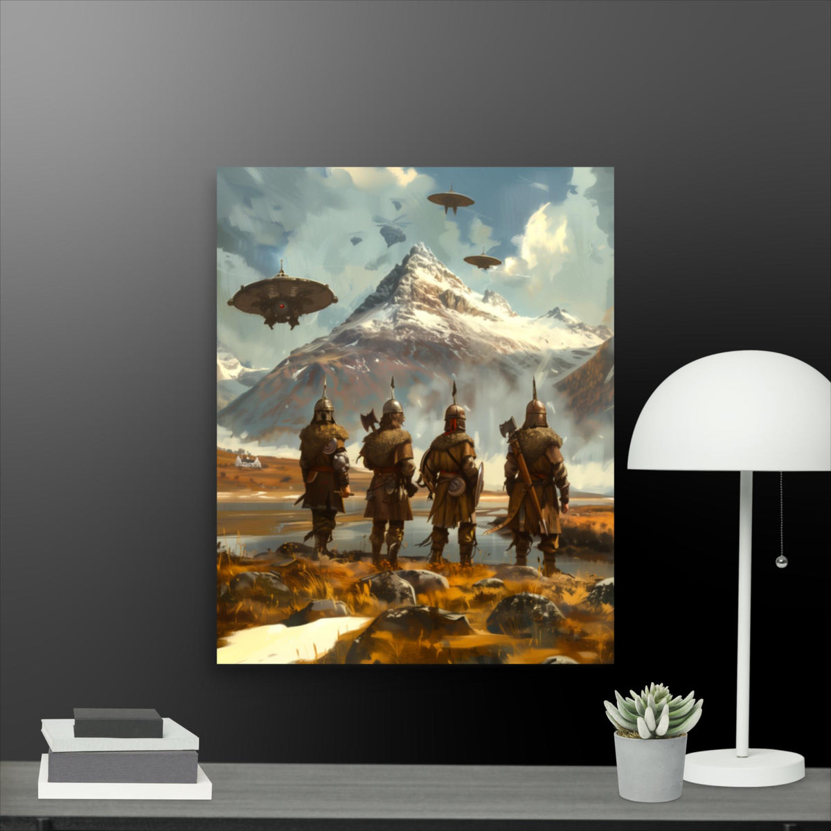 Envoys to the Mountain Monolith – Photo Paper Poster
