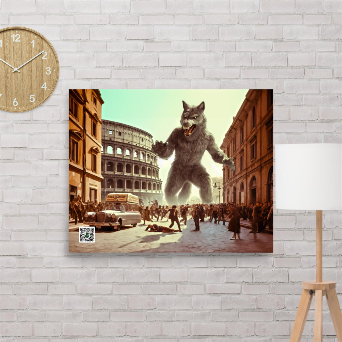 Roma’s Howling Shadow – Photo Paper Poster