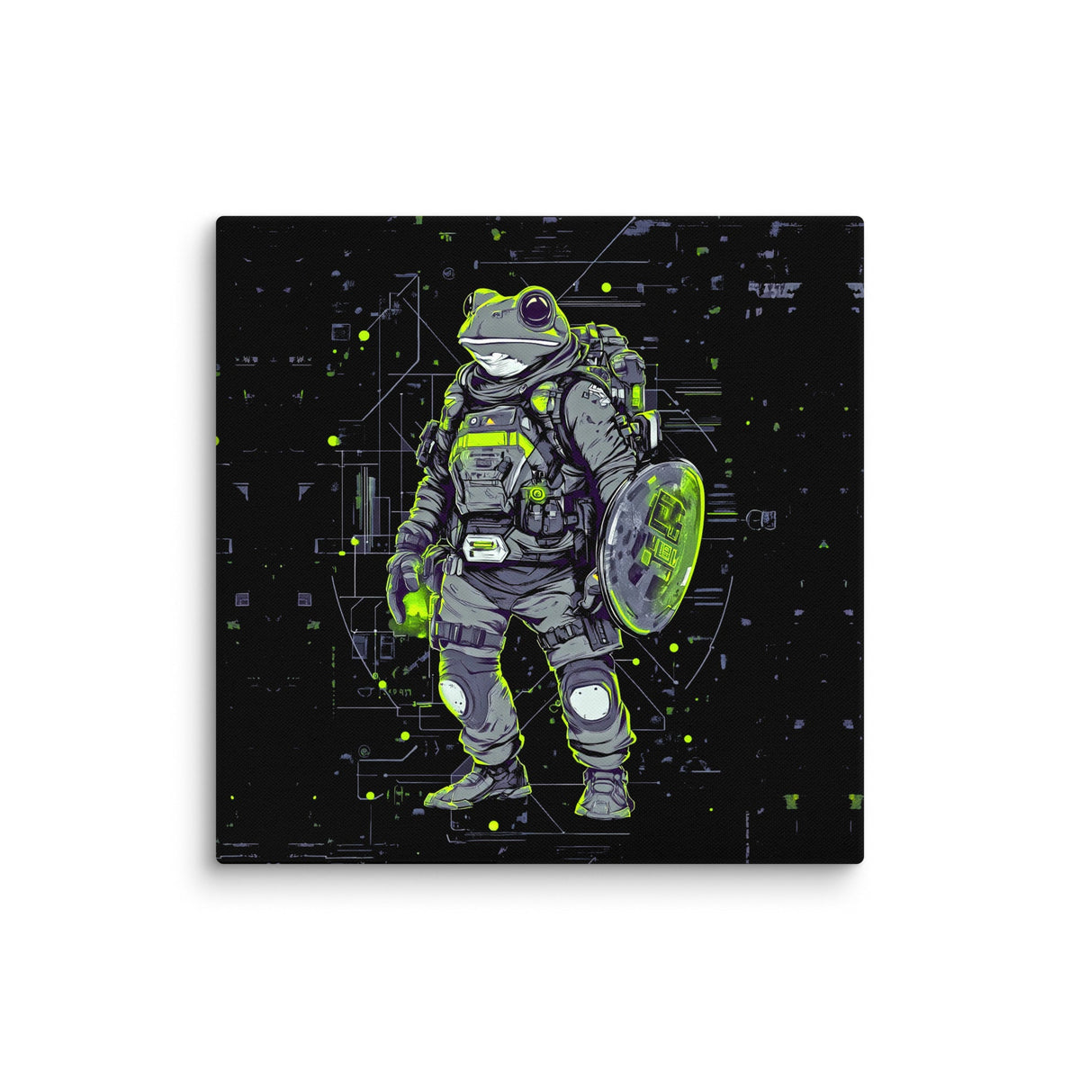 Quantum Croaker - Canvas Print - BBairt