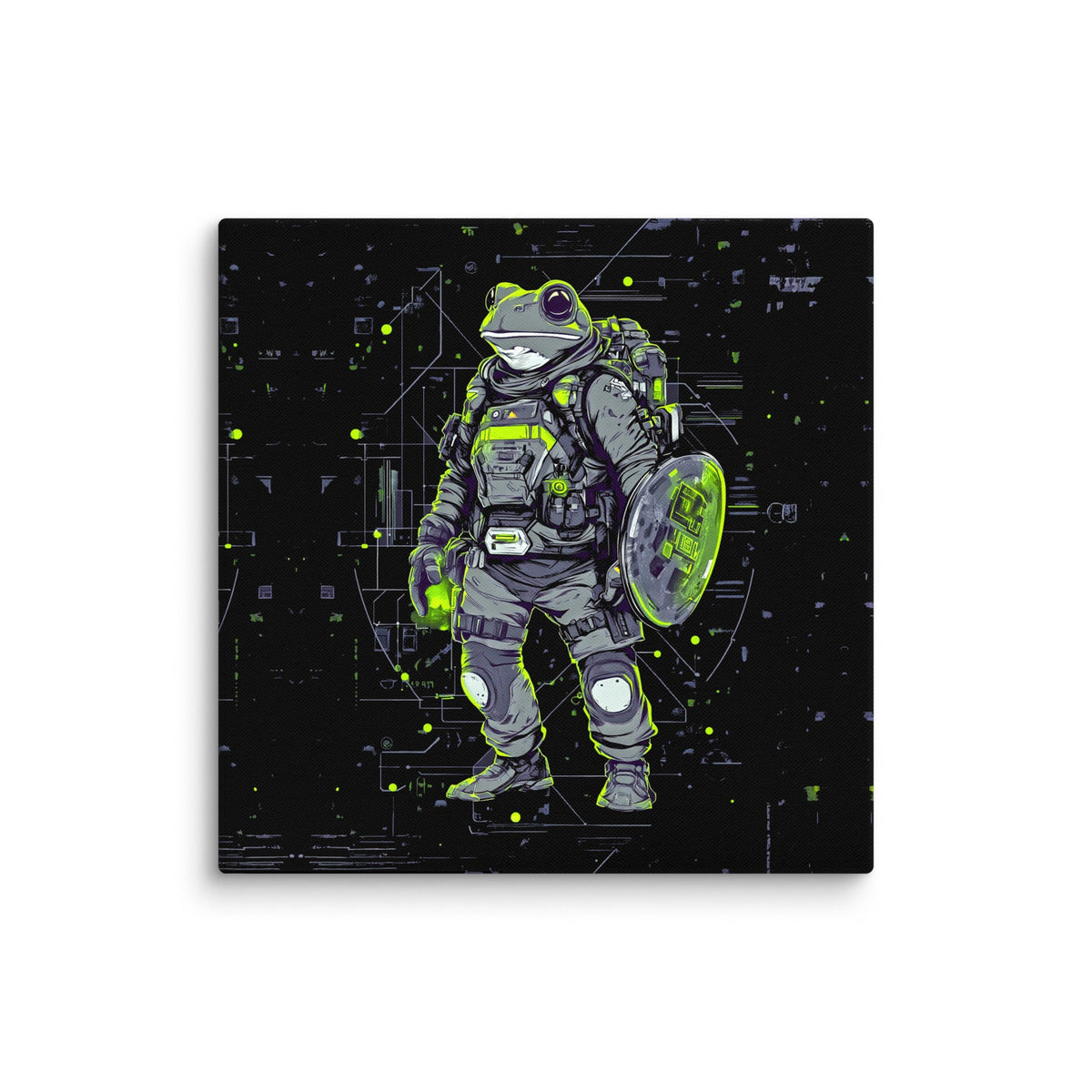 Quantum Croaker - Canvas Print - BBairt