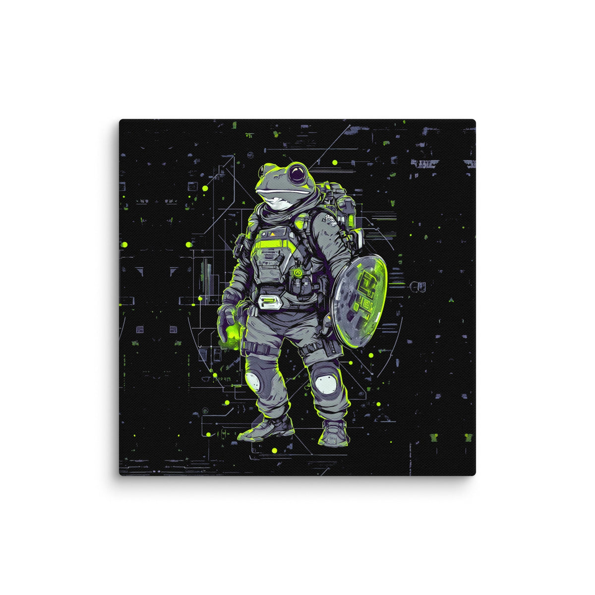 Quantum Croaker - Canvas Print - BBairt