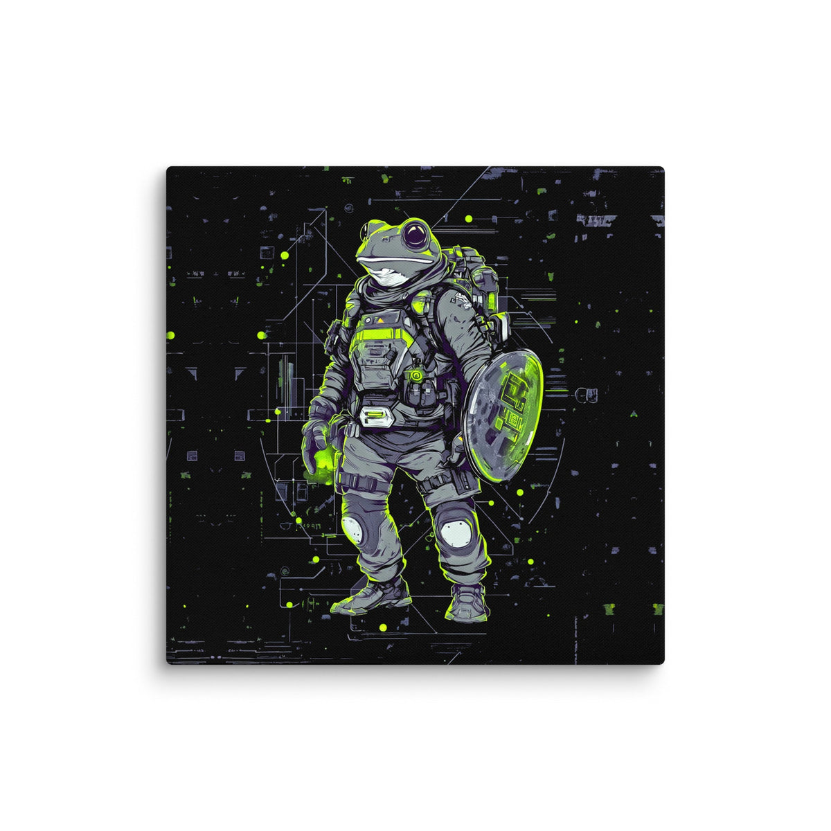 Quantum Croaker - Canvas Print - BBairt