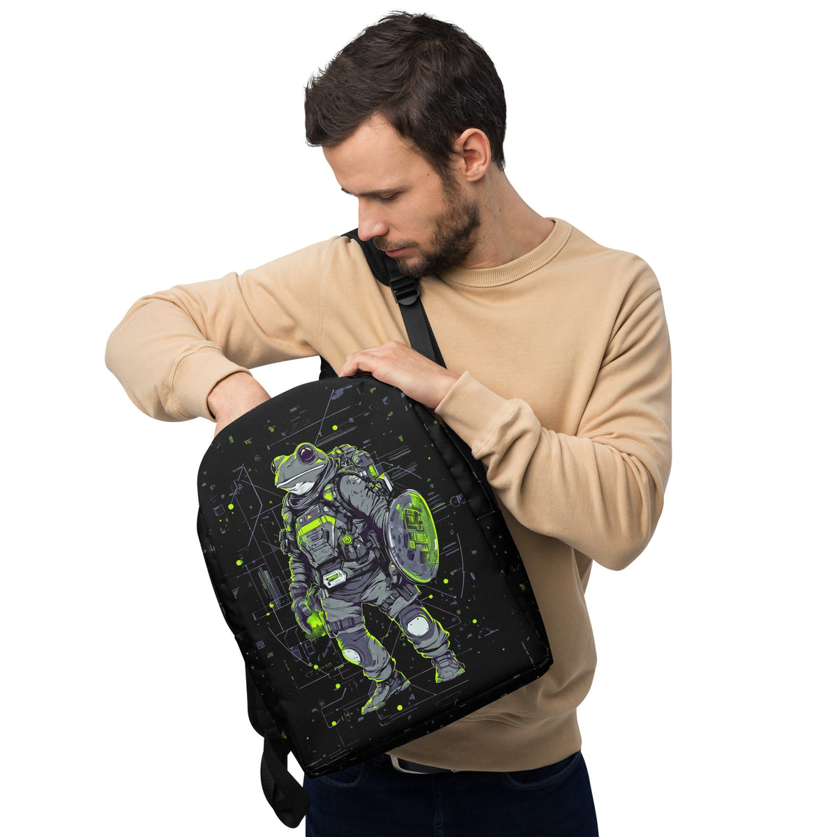 Quantum Croaker - Minimalist Backpack - BBairt
