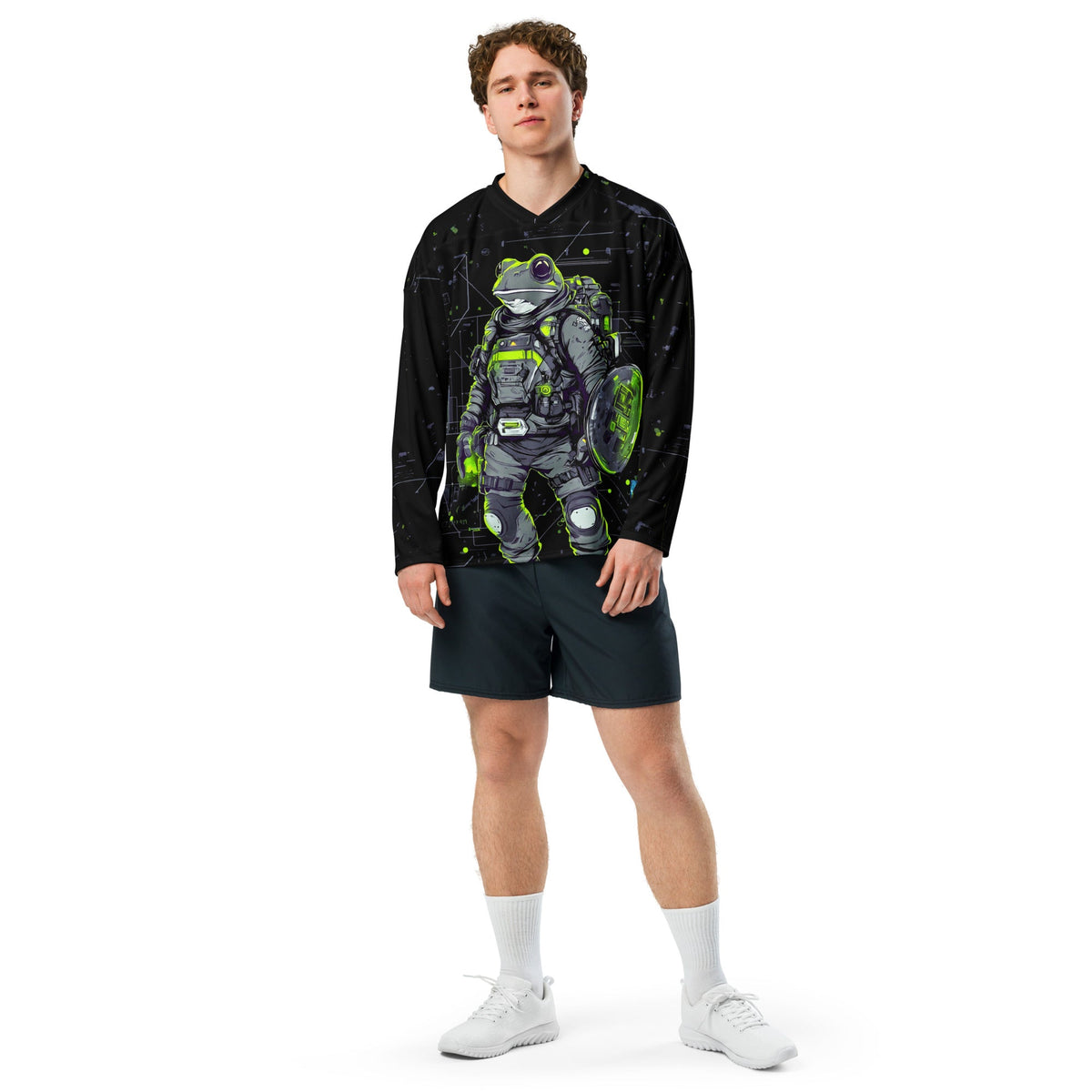 Quantum Croaker - Recycled hockey fan jersey - BBairt