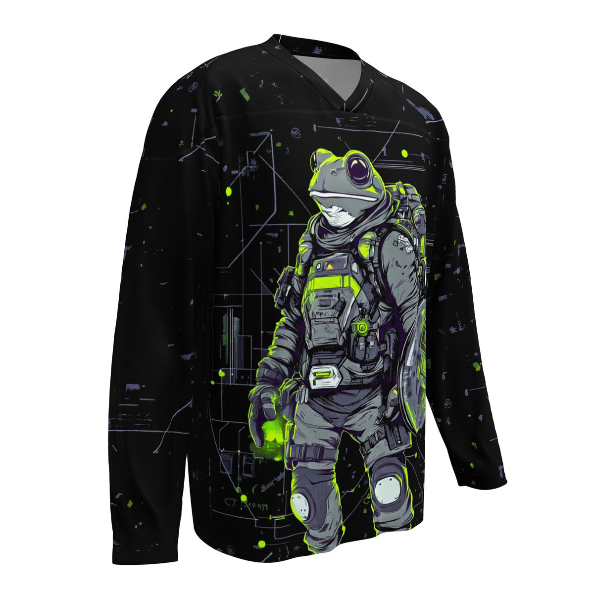 Quantum Croaker - Recycled hockey fan jersey - BBairt