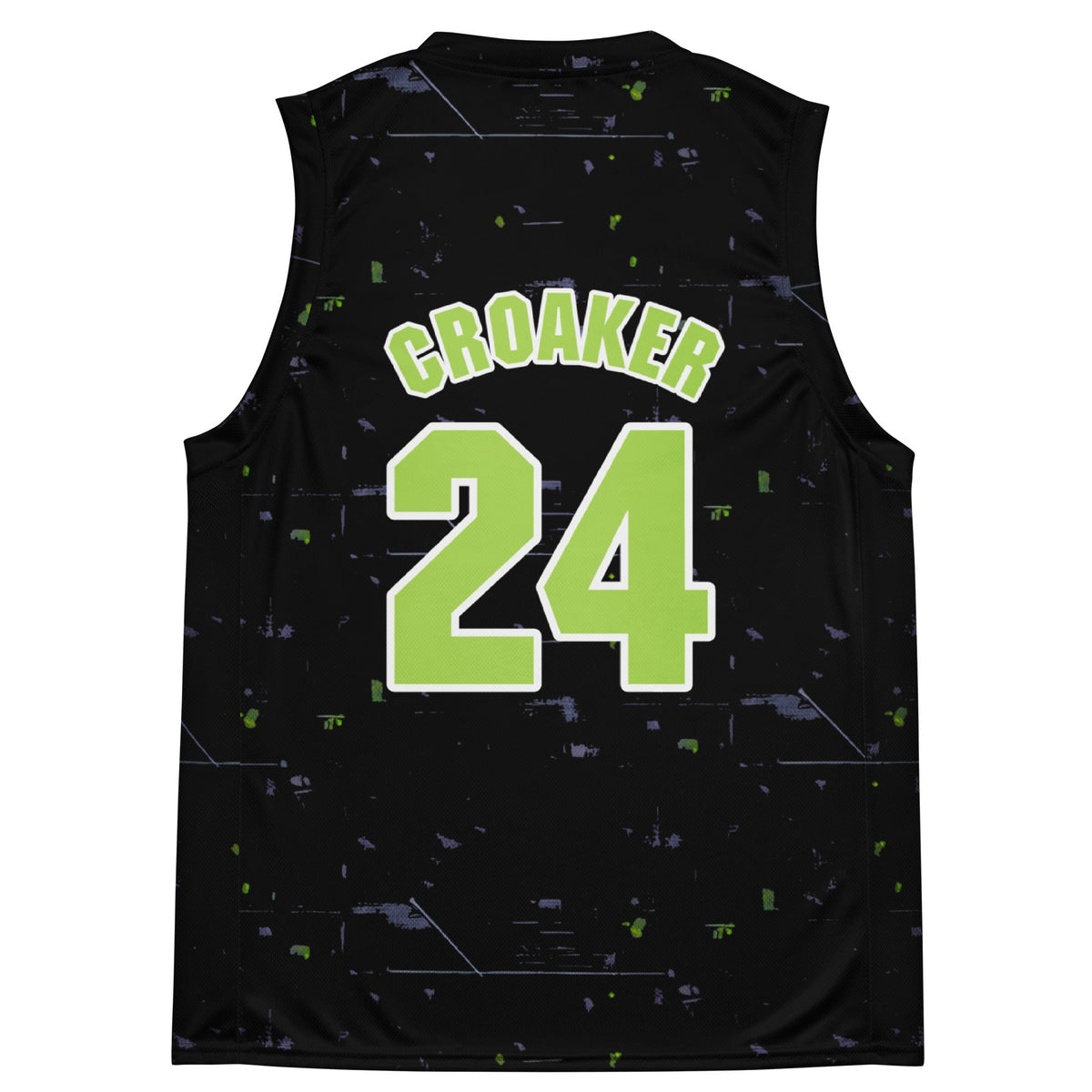 Quantum Croaker - Recycled unisex basketball jersey - BBairt
