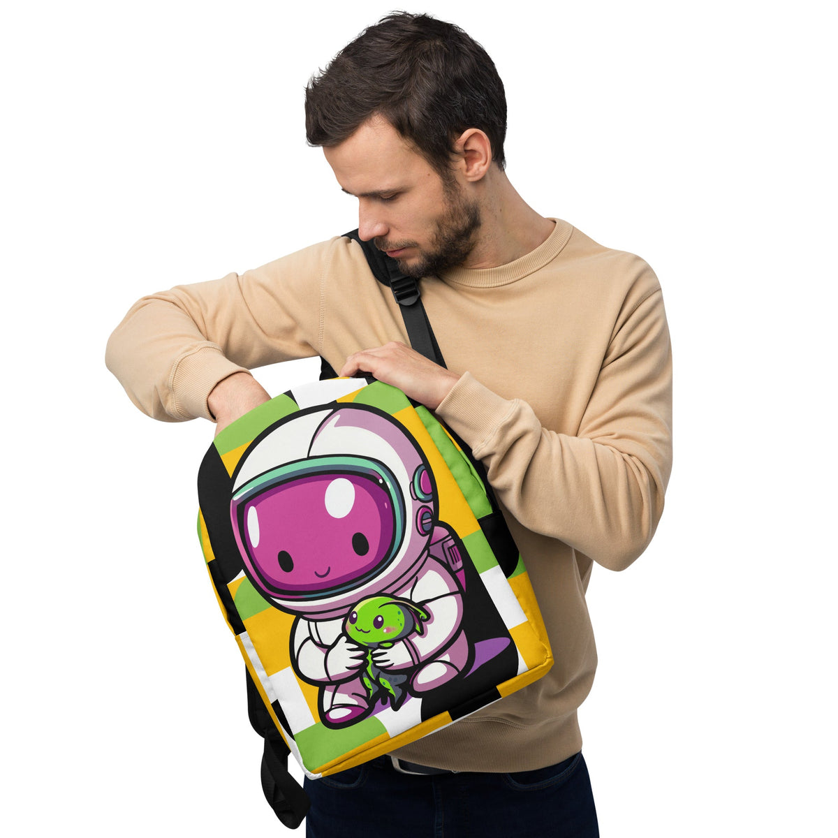 Quasar the Star Explorer - Minimalist Backpack - BBairt