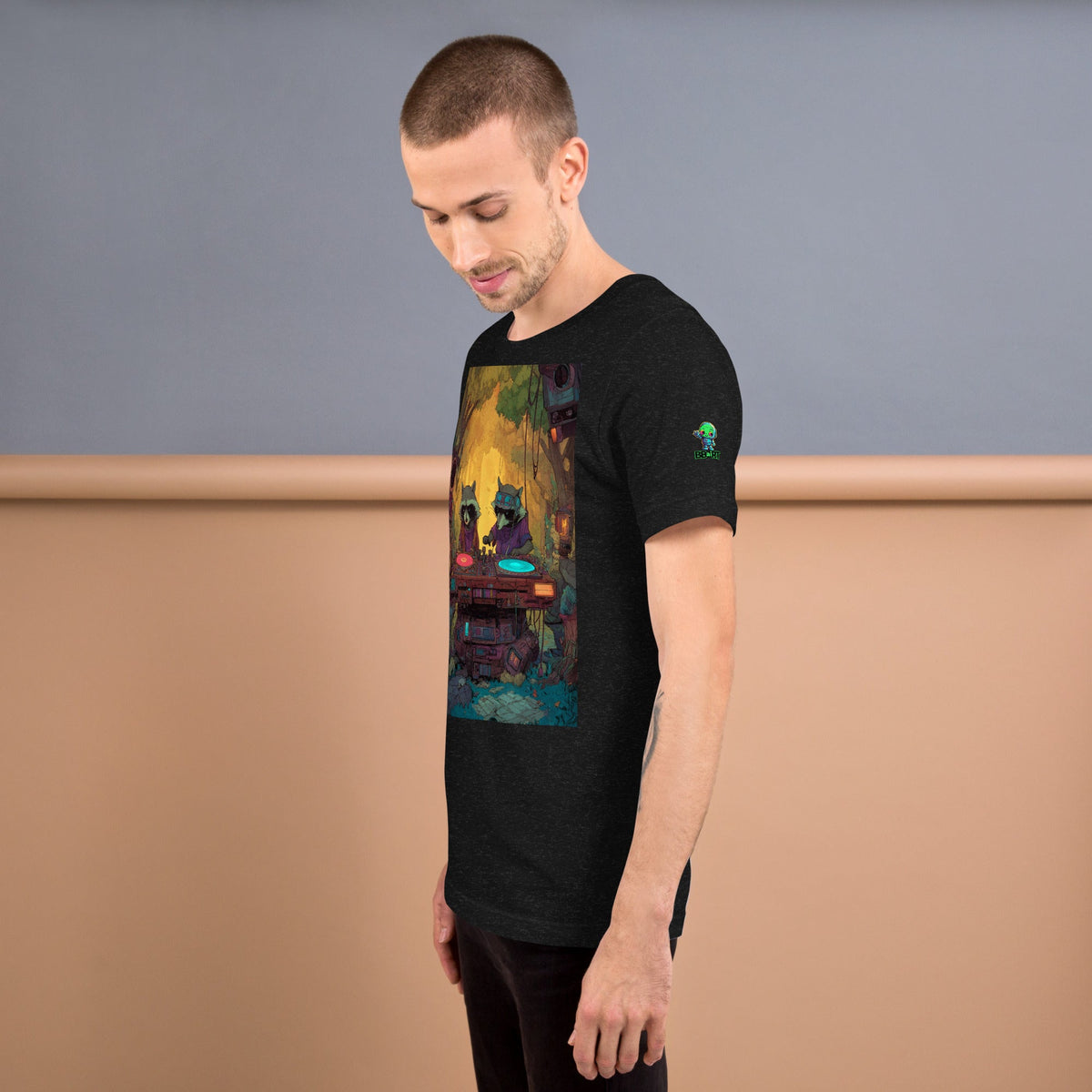 Racoonic Boom – Unisex Staple T-Shirt - BBairt