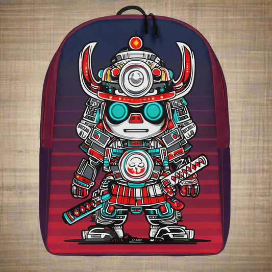 Raiko the Neon Shogun - Minimalist Backpack - BBairt