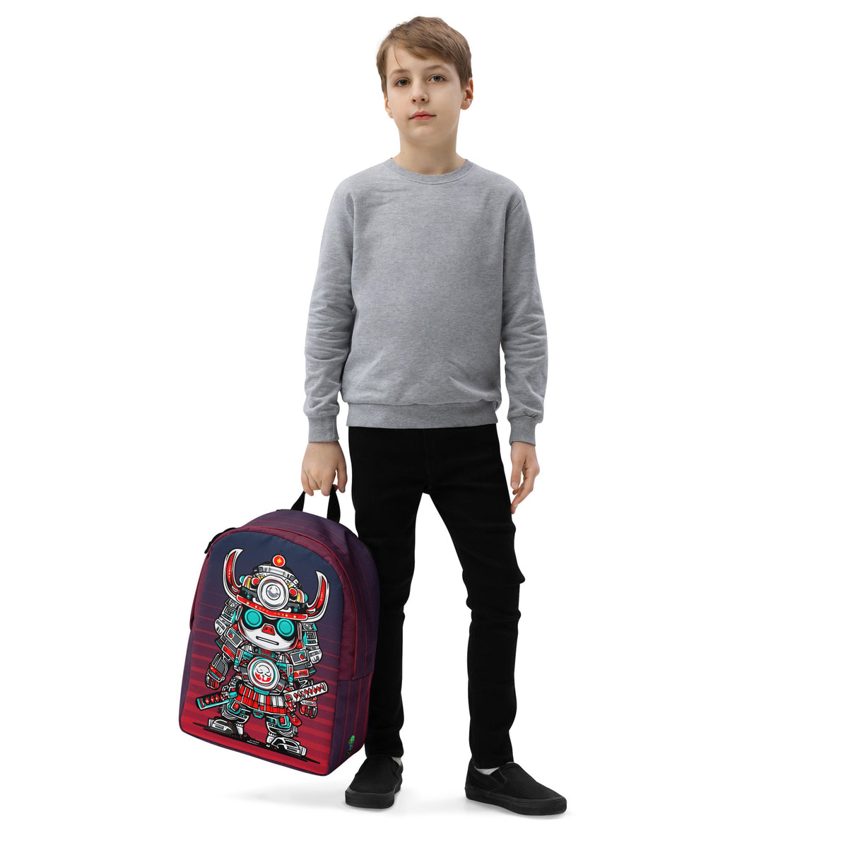 Raiko the Neon Shogun - Minimalist Backpack - BBairt