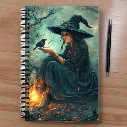 Ravens Whisper Spiral Notebook - Mythic Jheyz Collection - BBairt