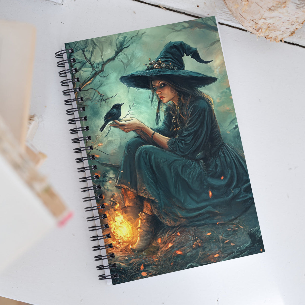 Ravens Whisper Spiral Notebook - Mythic Jheyz Collection - BBairt