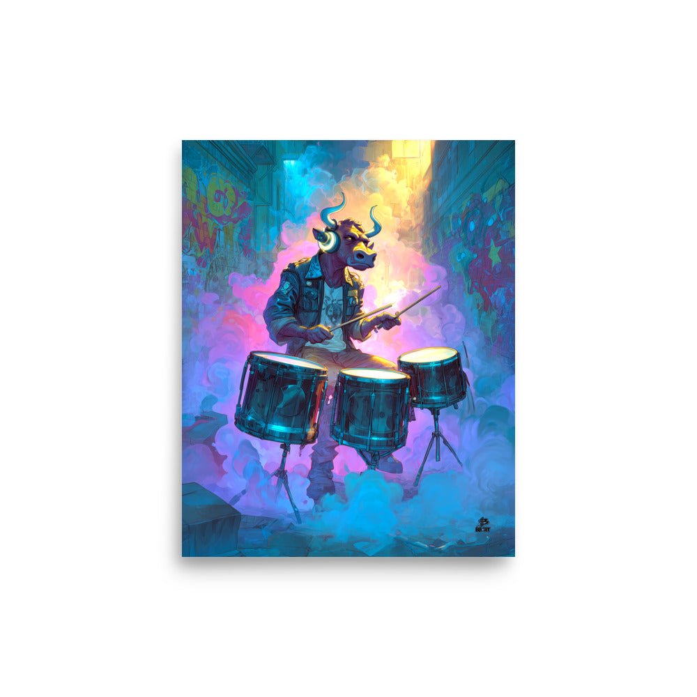 Rhythm Rampage – Photo Paper Poster - BBairt