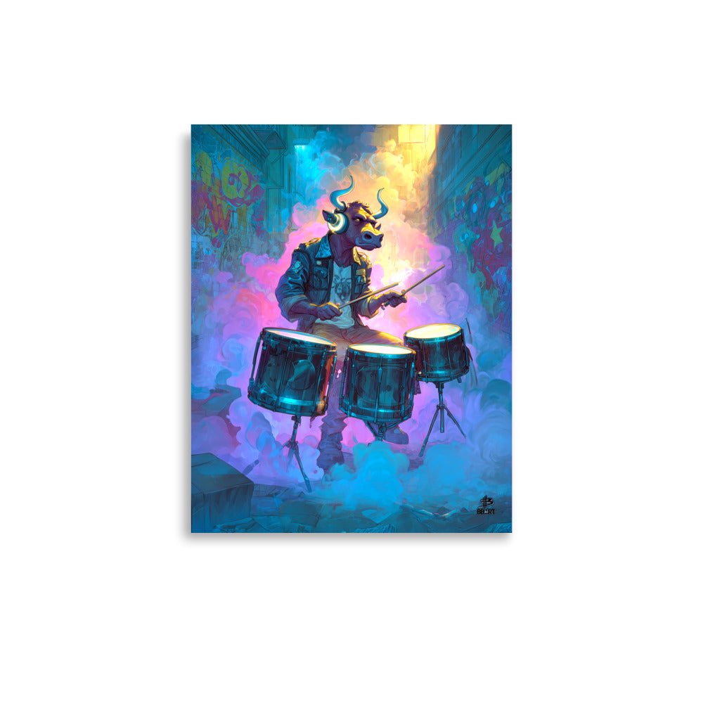 Rhythm Rampage – Photo Paper Poster - BBairt