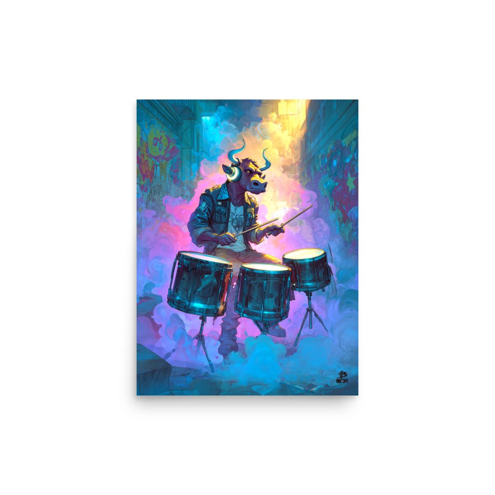 Rhythm Rampage – Photo Paper Poster - BBairt