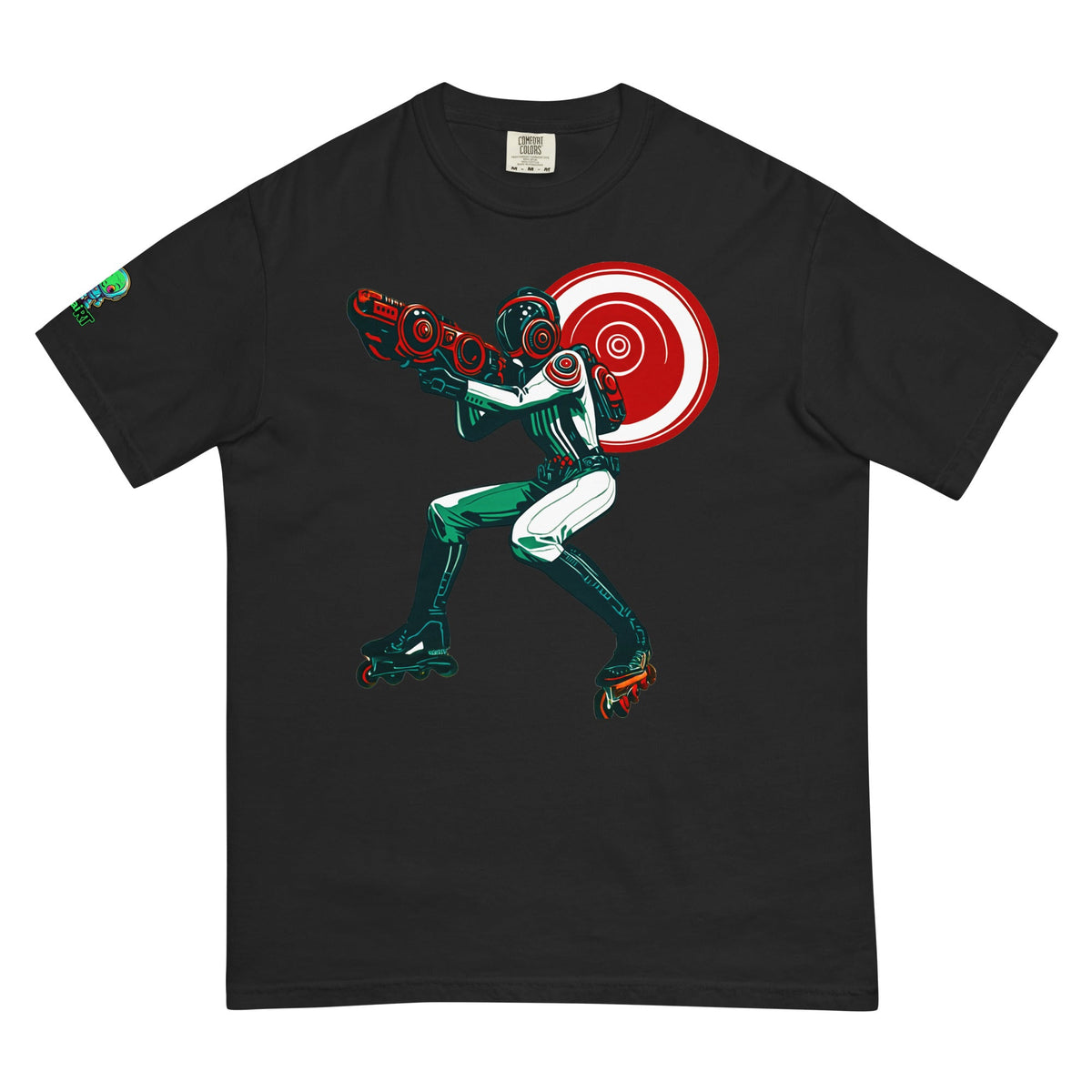 Roller Blaster - Unisex garment - dyed heavyweight t-shirt - BBairt