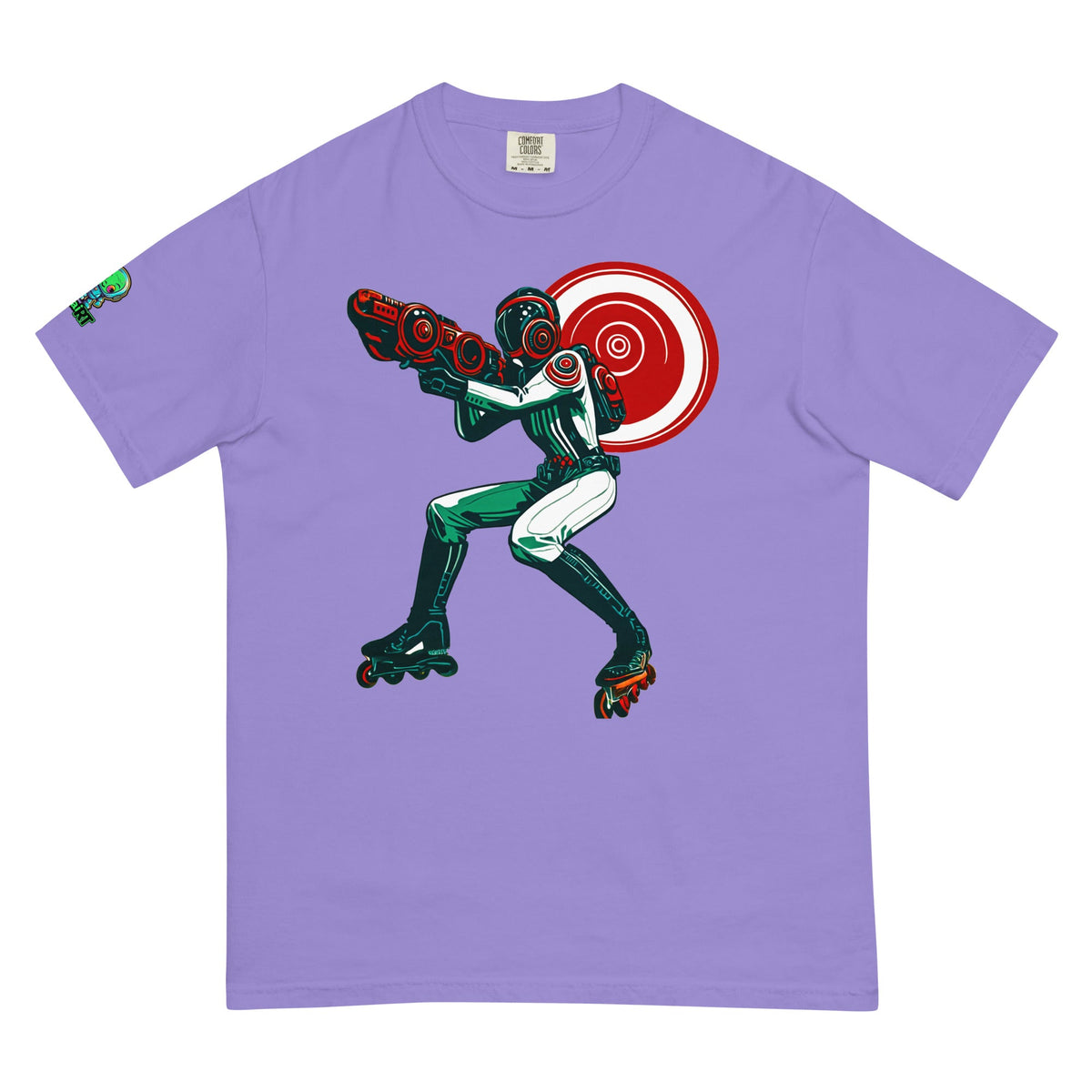 Roller Blaster - Unisex garment - dyed heavyweight t-shirt - BBairt