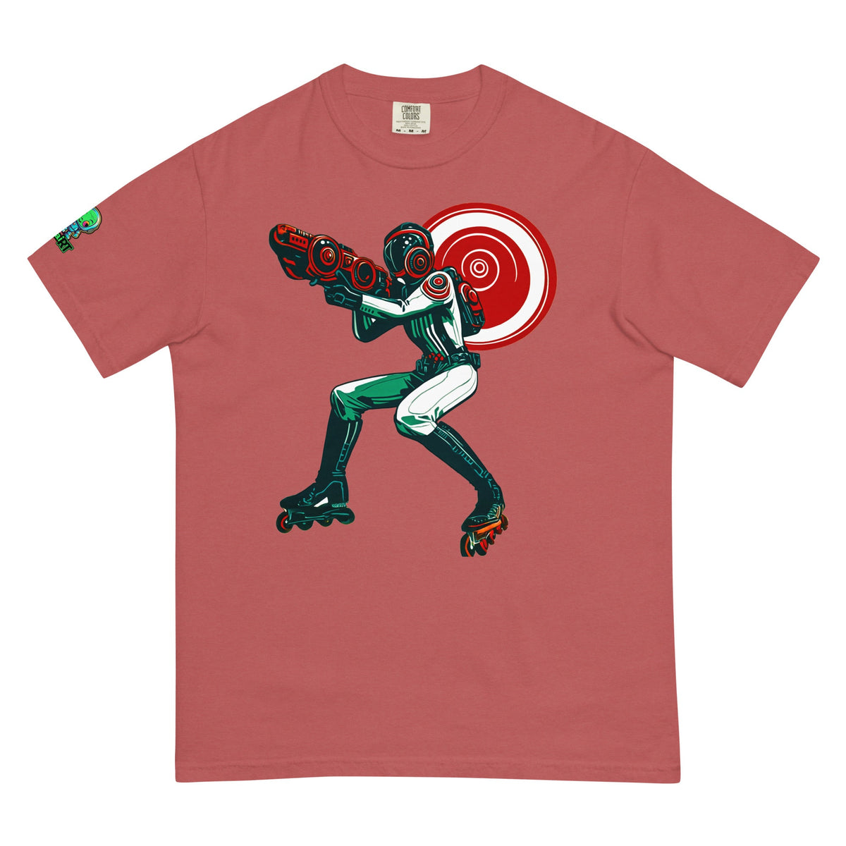 Roller Blaster - Unisex garment - dyed heavyweight t-shirt - BBairt