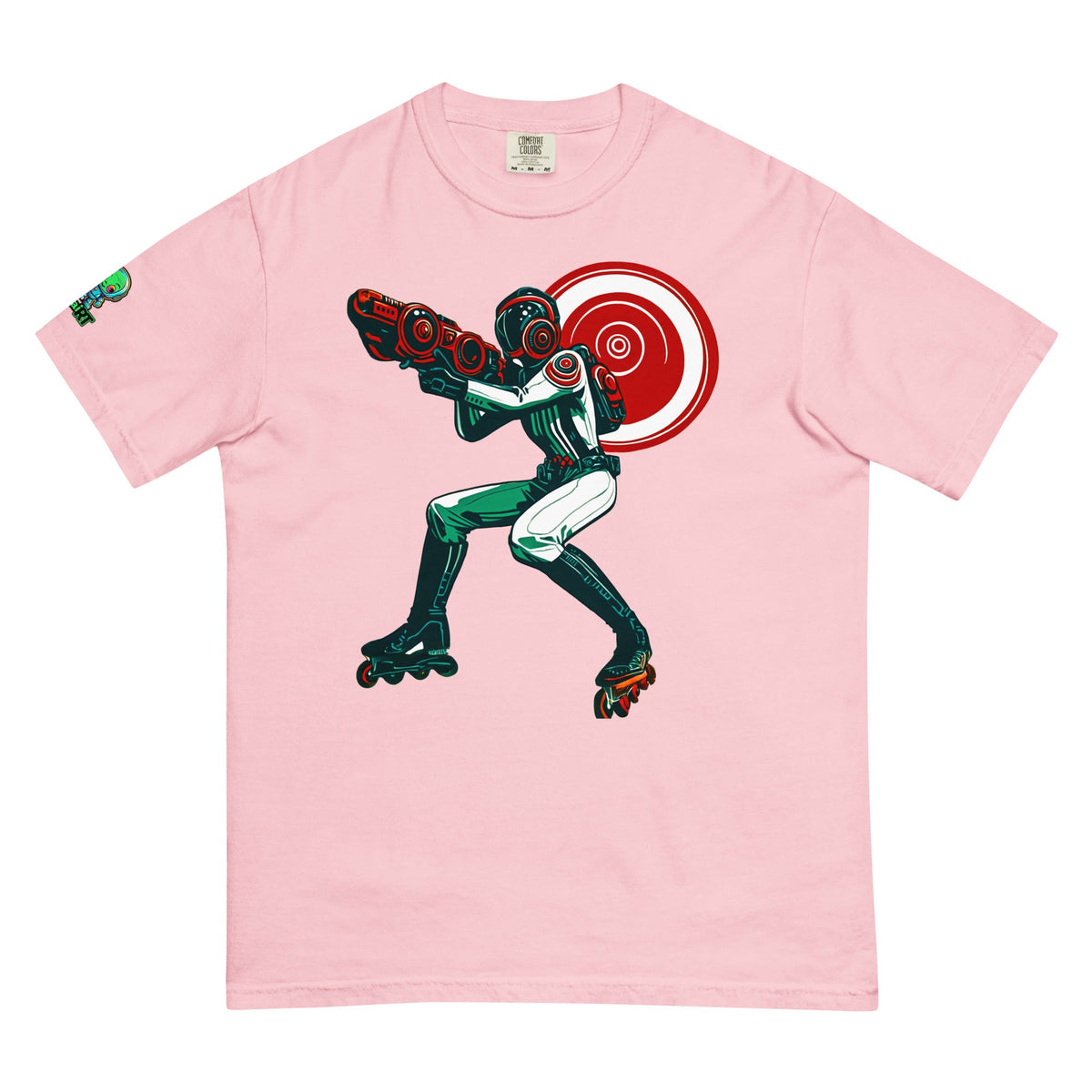 Roller Blaster - Unisex garment - dyed heavyweight t-shirt - BBairt