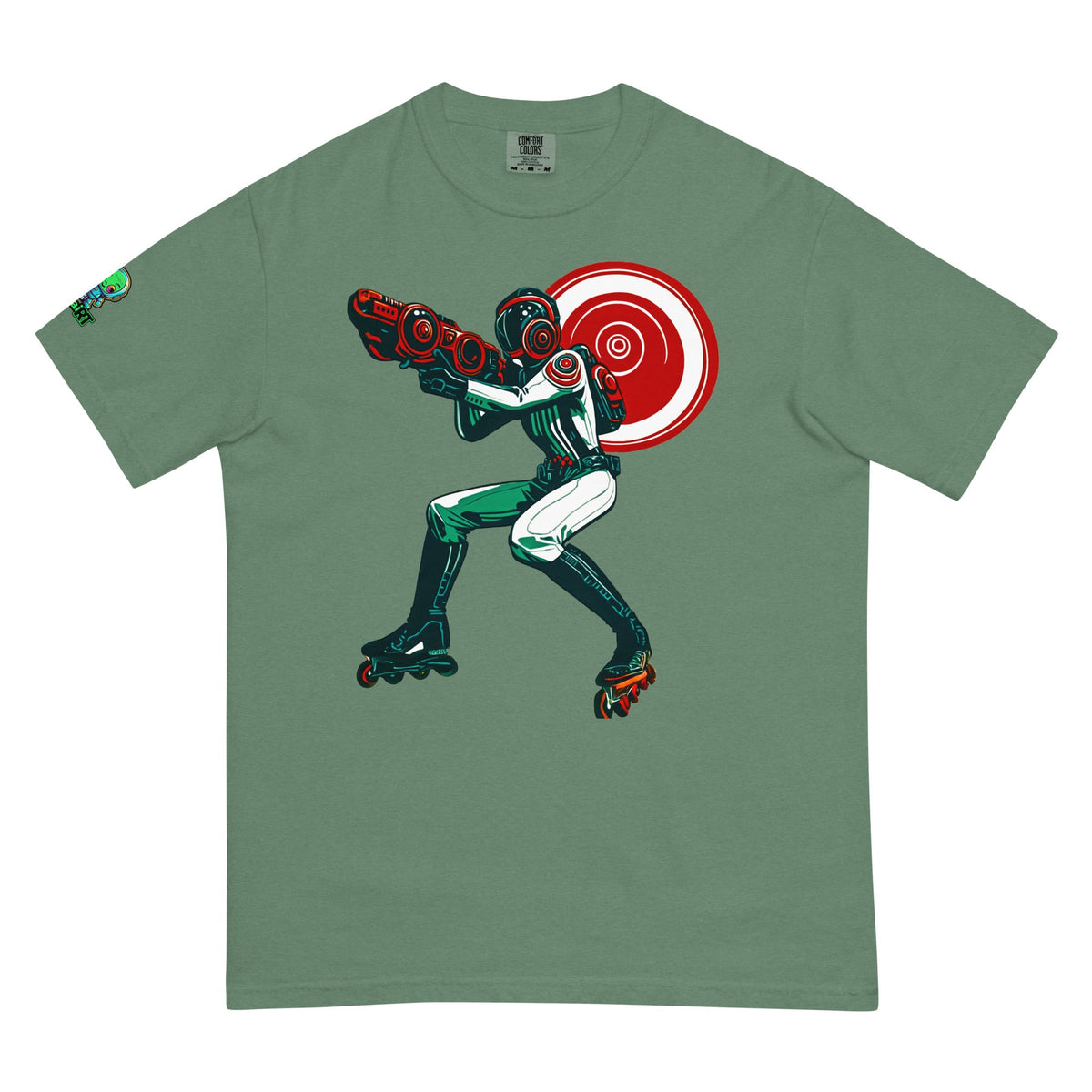 Roller Blaster - Unisex garment - dyed heavyweight t-shirt - BBairt