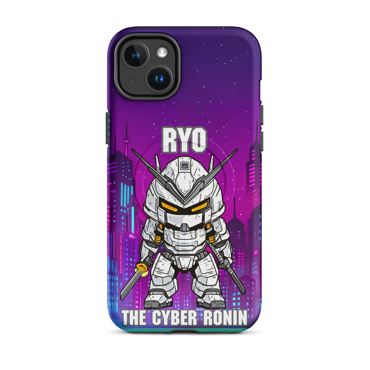 Ryo the Cyber Ronin - MagSafe Tough Case for iPhones 14 to 16 - BBairt