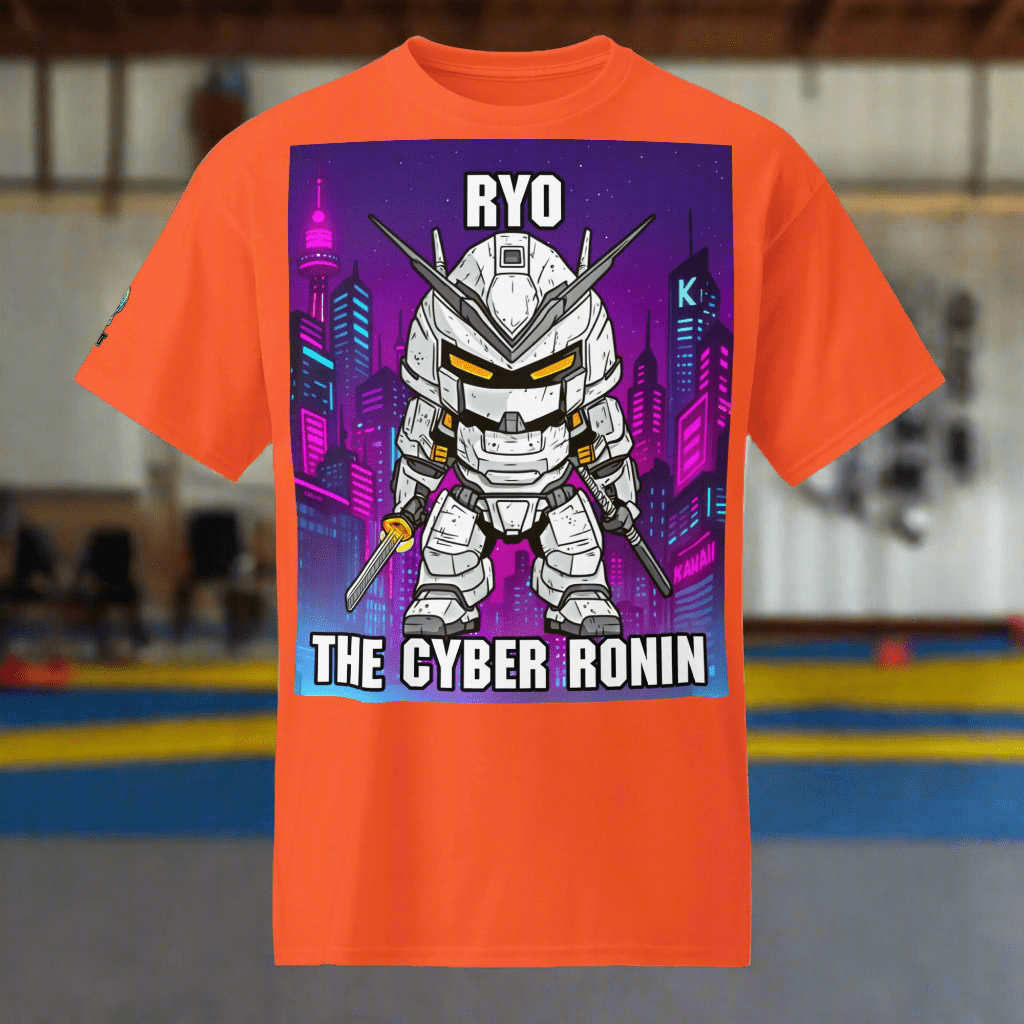 Ryo the Cyber Ronin - Unisex DryBlend T-Shirt - BBairt
