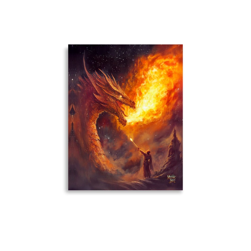 Saint George's Inferno Photo Paper Poster - Mythic Jheyz Collection - BBairt