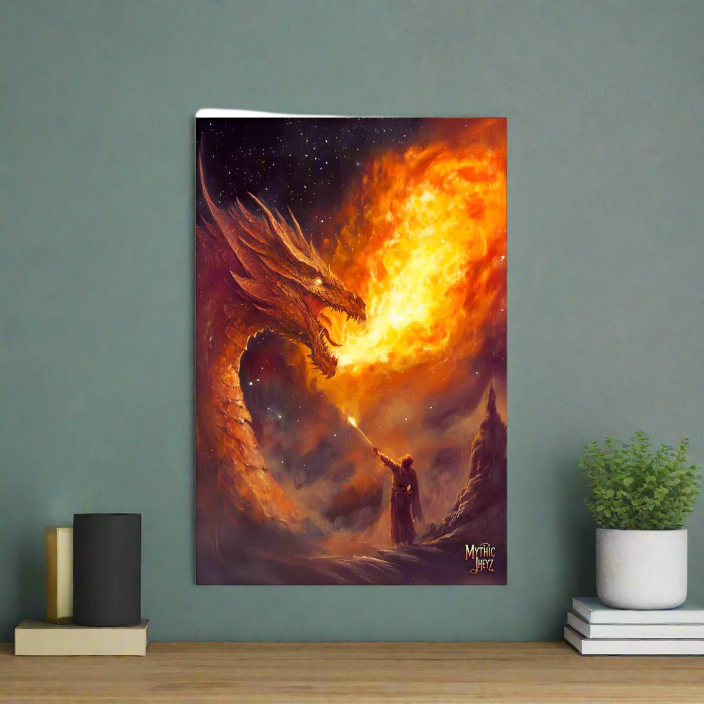 Saint George's Inferno Photo Paper Poster - Mythic Jheyz Collection - BBairt