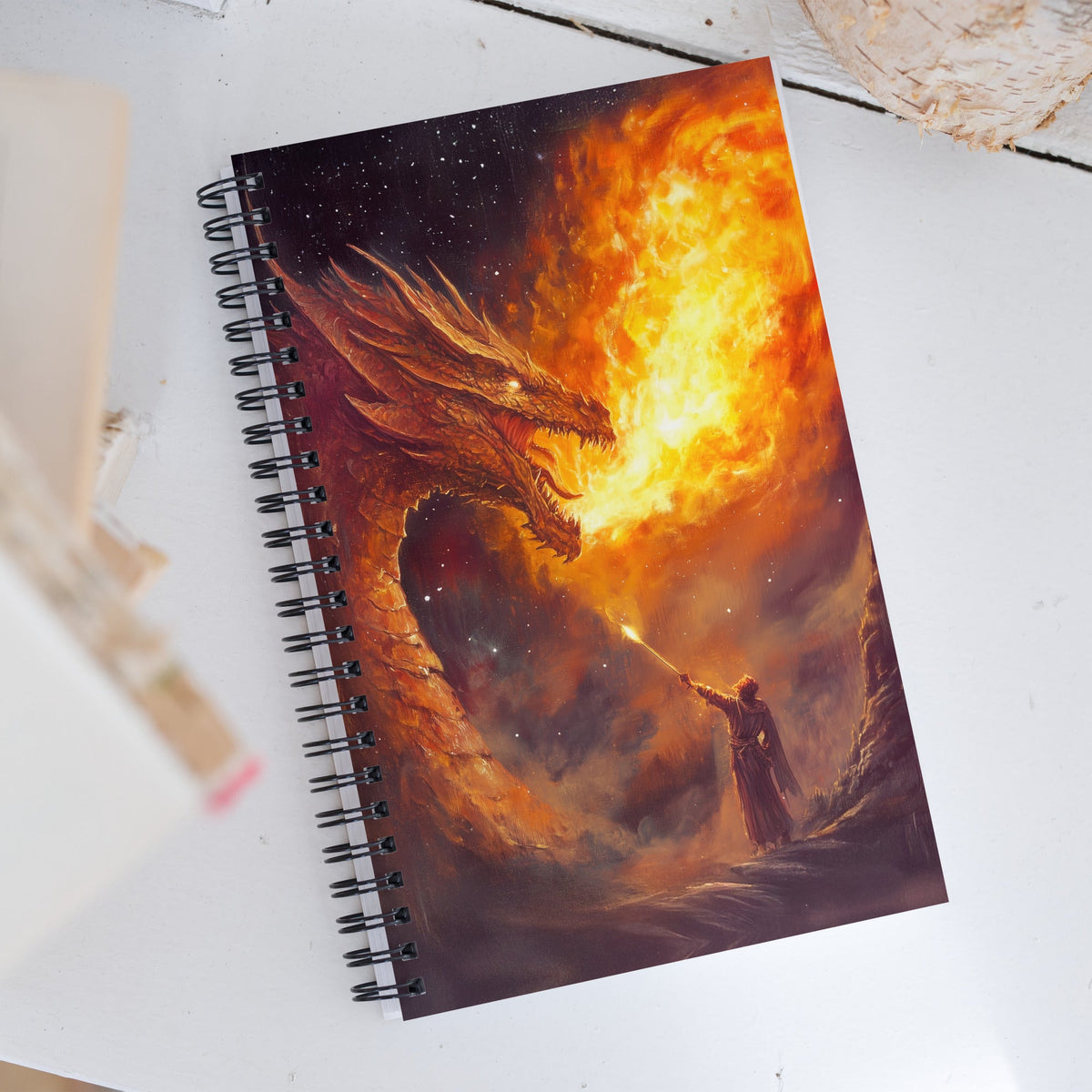Saint George's Inferno Spiral Notebook - Mythic Jheyz Collection - BBairt