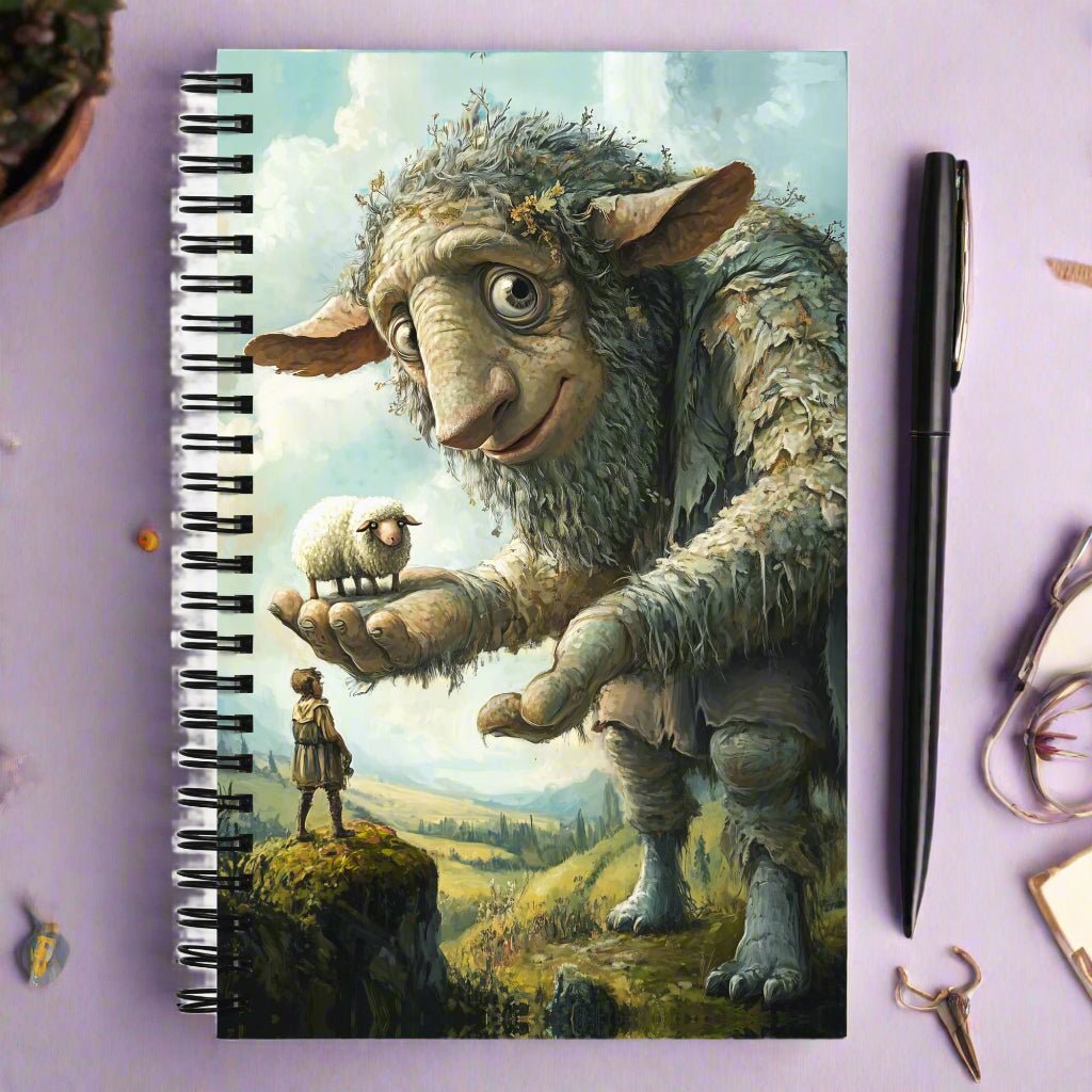 Shear Kindness Spiral Notebook - Mythic Jheyz Collection - BBairt