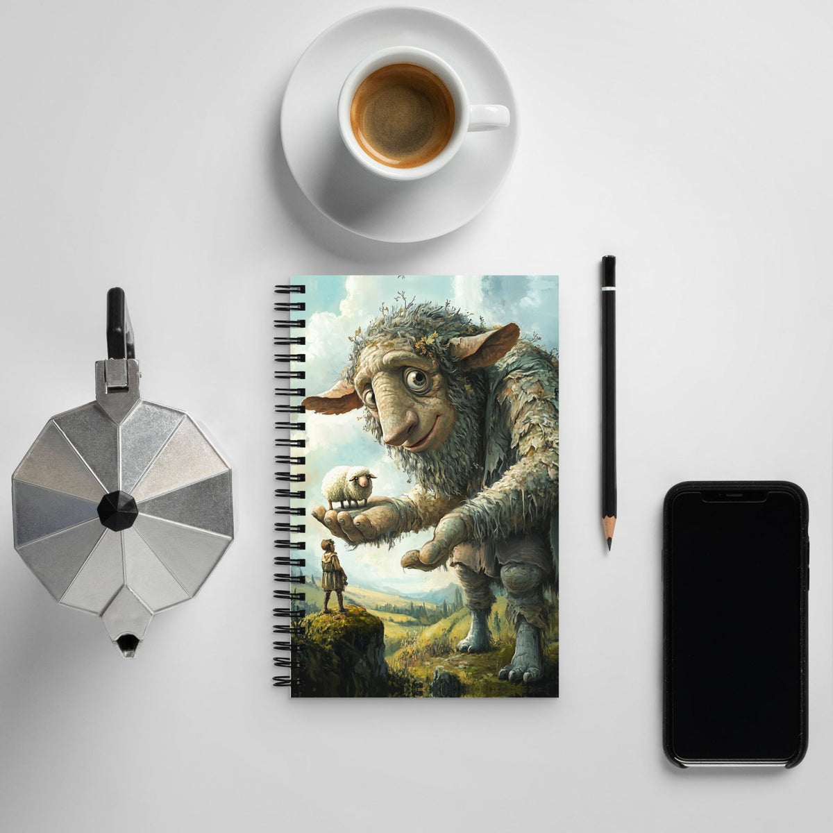 Shear Kindness Spiral Notebook - Mythic Jheyz Collection - BBairt