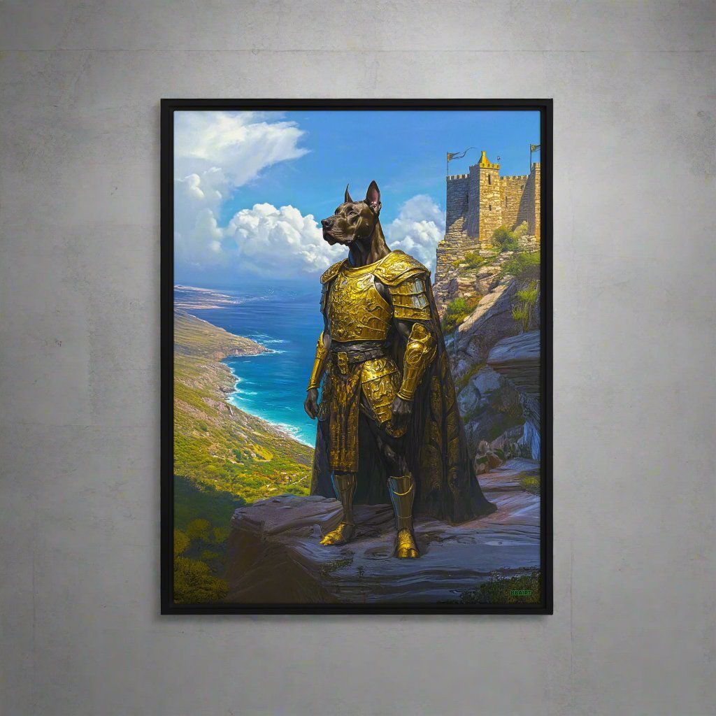 Sir Galathor – Framed Canvas Print - BBairt