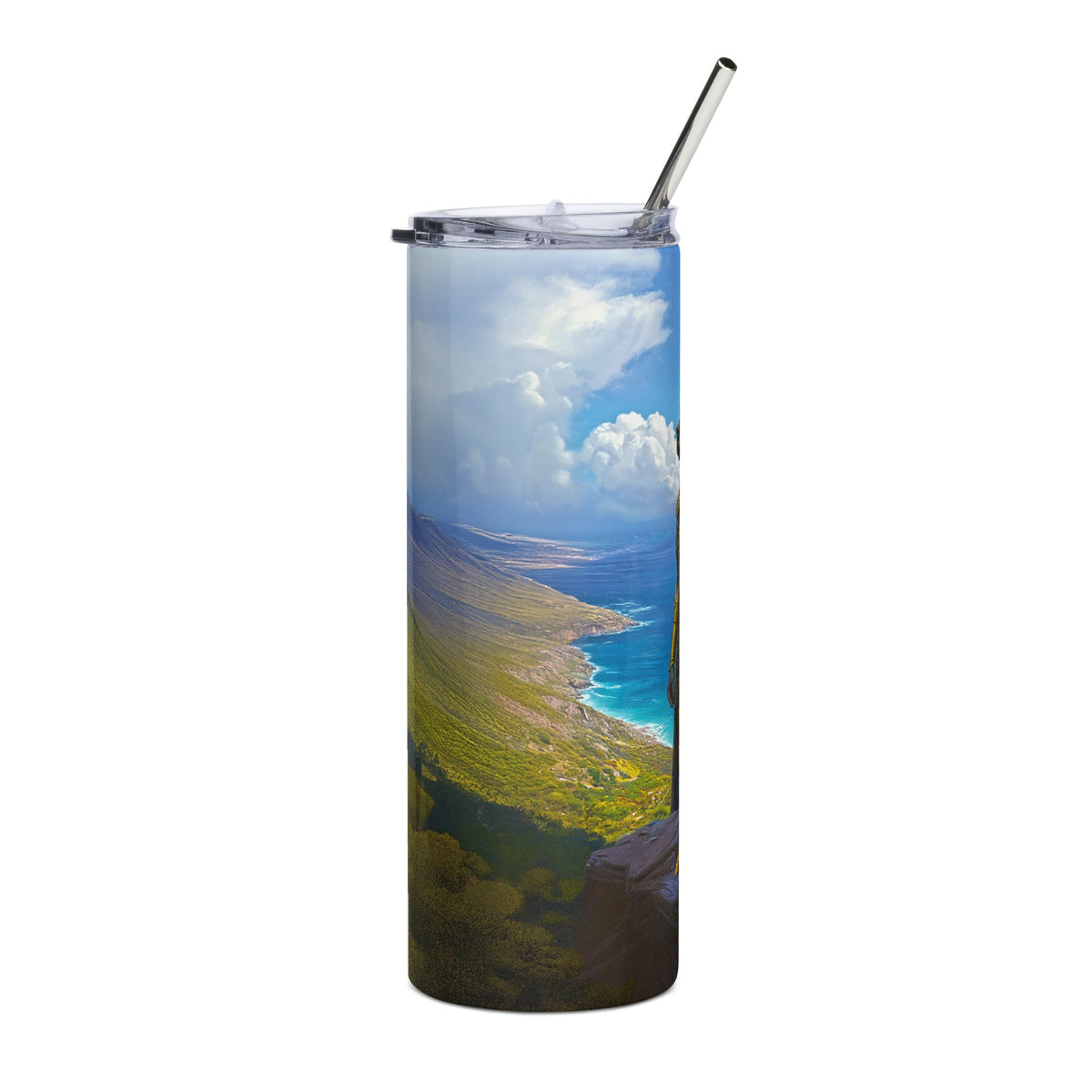 Sir Galathor the Great Dane Knight – Stainless Steel Tumbler - BBairt