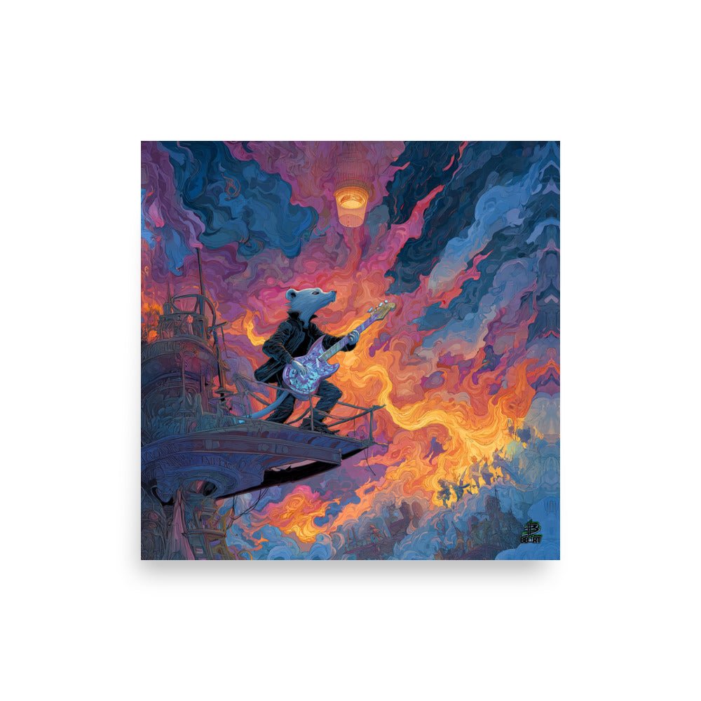 Skyscorcher Solo - Photo Paper Poster - BBairt