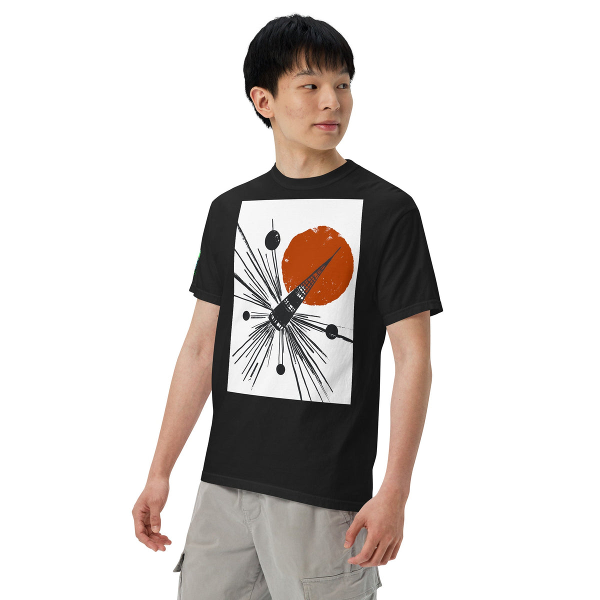 Solar Array Sentinel - Unisex garment - dyed heavyweight t-shirt - BBairt