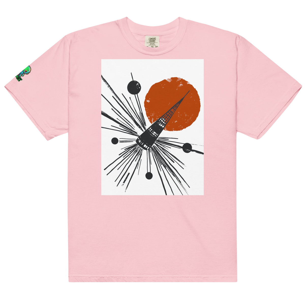 Solar Array Sentinel - Unisex garment - dyed heavyweight t-shirt - BBairt